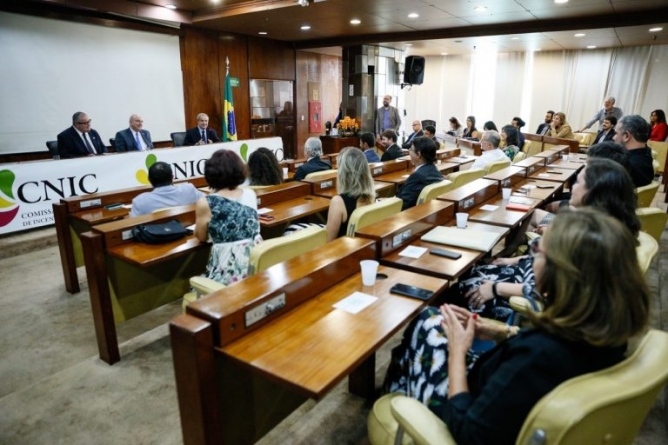 Posse dos novos integrantes do CNIC
