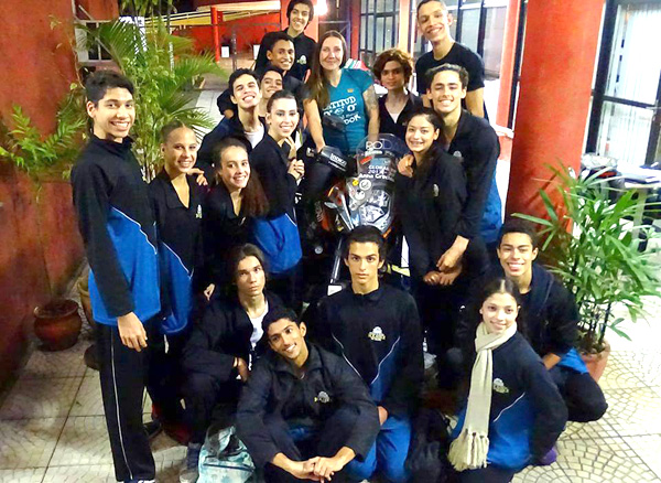 De carona com Anna Grechishkina