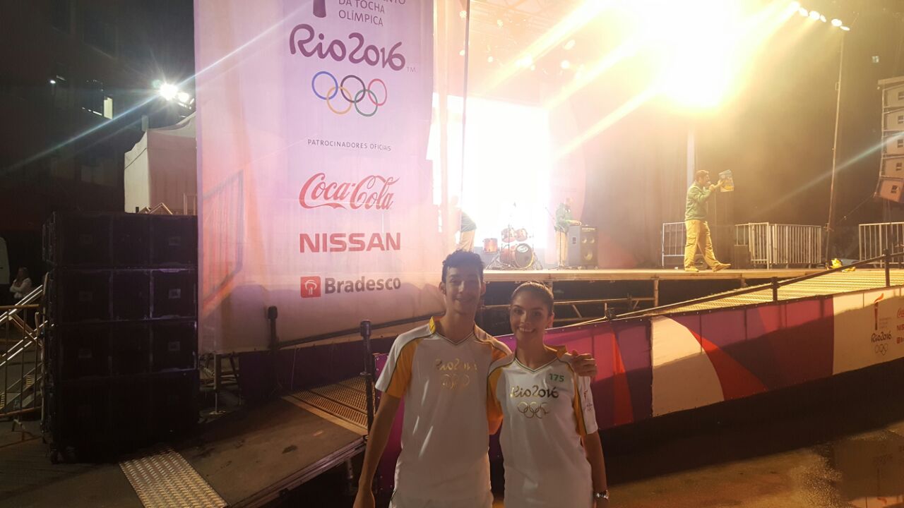 Passagem da Tocha Olímpica por Joinville/SC